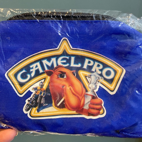 Camel Other - Vintage NOS 1991 Fanny Pack Joe Camel Pro Indy Mile Motorcycle Race - New!